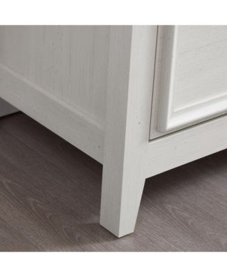 Rustic 3 Drawer Dresser Oak Finish Sturdy Construction for Bedroom Living Room Storage