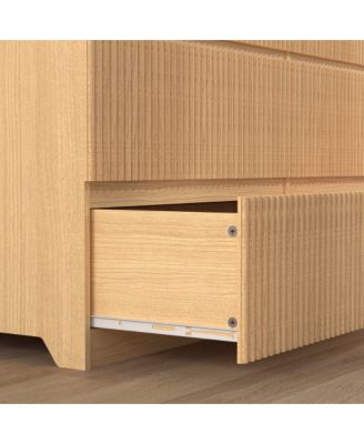 6 Drawer Minimalist Dresser Storage Cabinet for Closet Home Furniture with Spacious Drawers Easy Assembly