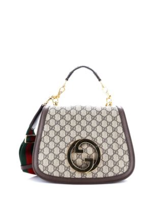 Medium Blondie NM Top Handle Bag GG Coated Canvas