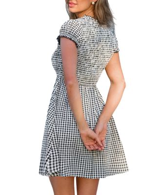 Women's Beloved Gingham Mini Beach Dress