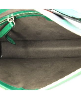 Large Messenger Bag Snake Printed Leather