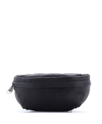 Logo Belt Bag Leather with GG Coated Canvas