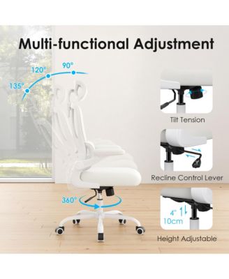 Ergonomic Office Chair, Adjustable Swivel Desk Chair with Headrest and Lumbar Support, Computer Chair for Home Office.