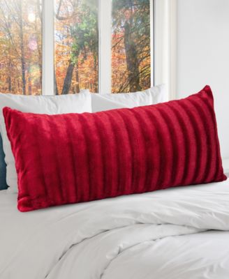 Textured Long Decorative Pillow, 18" x 40"