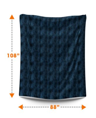 Textured Decorative Throw, 108" x 88"