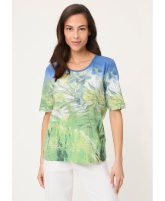 Women's Botanical Print T-Shirt