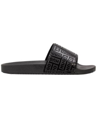 Men's Monogram Logo Slip-on Slides