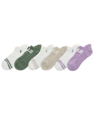Women's Polo Low Cut Socks, 6-Pack