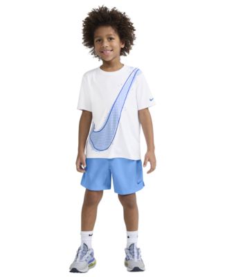 Boys' 4-7 Dri-FIT Crewneck T-Shirt and Woven Shorts, 2-Piece Set