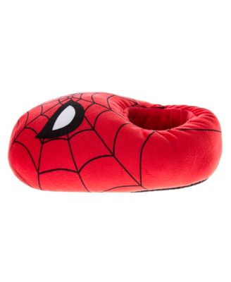 Toddler Marvel Spiderman Kids' Slippers Cozy, Plush, and Fun House Footwear