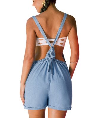 Women's Keep Winning Denim Romper