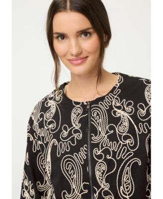 Women's Embroidered Indoor Jacket