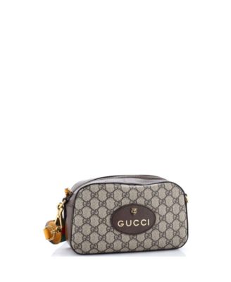 Neo Vintage Camera Messenger Bag GG Coated Canvas