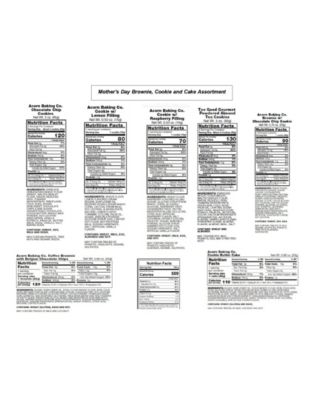 Mother's Day Brownie and Cake Assortment Gift Basket