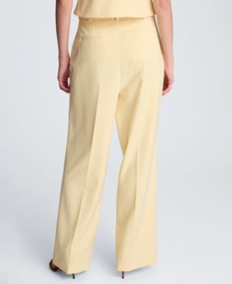 Women's Fly-Front Double Pleated Pants