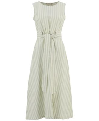 Women's Inez Striped Midi Dress