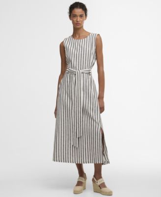 Women's Inez Sleeveless Striped Midi Dress