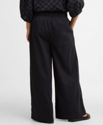 Women's Josie Wide-Leg Deep Cuff Trousers