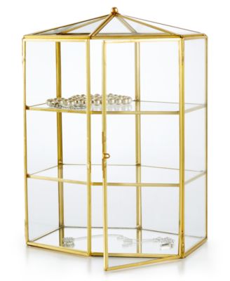 glass jewelry case