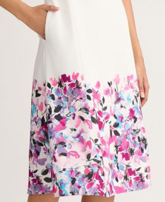 Women's Sleeveless Floral Midi Dress