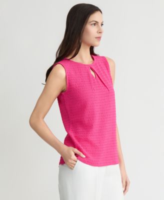 Women's Textured Sleeveless Top, Regular & Petite