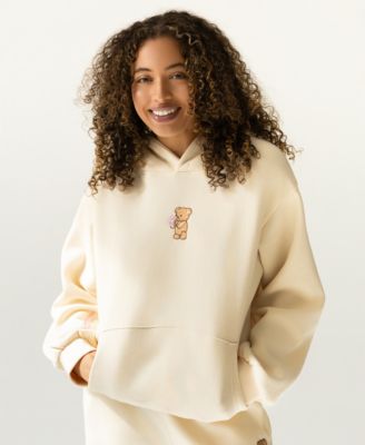 Juniors' Thank You For Being Here Hooded Sweatshirt