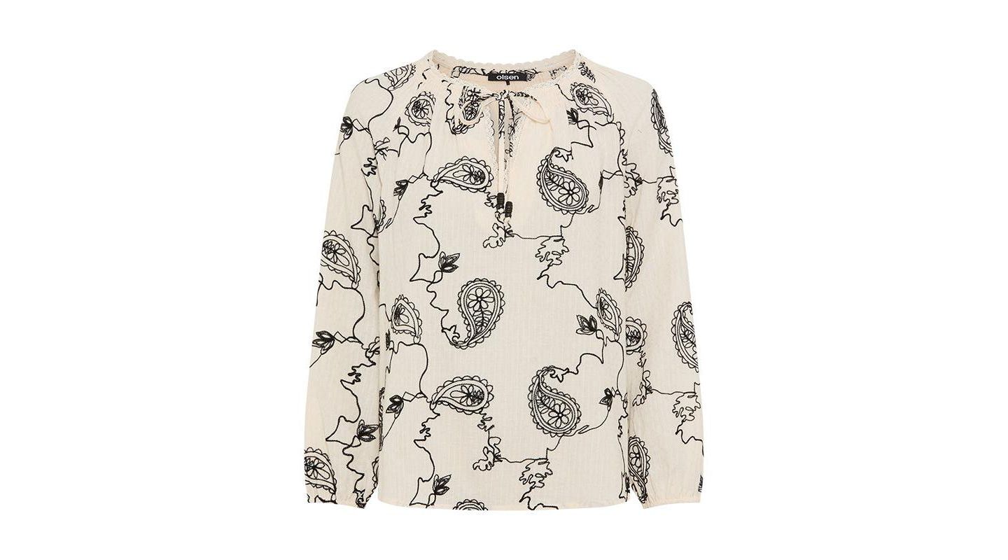 Женская блузка Olsen Embroidered Tunic Blouse — фото 3