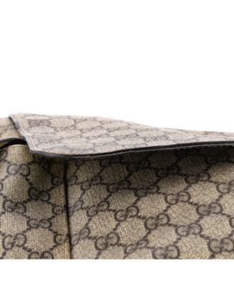 Diaper Bag GG Coated Canvas