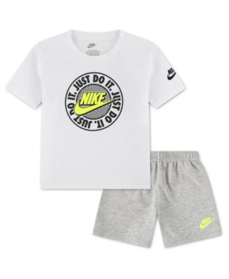Toddler Boys' 2T-4T Short-Sleeve T-Shirt and French Terry Shorts, 2-Piece Set