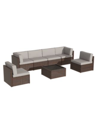 7 Piece Outdoor Patio Furniture Set