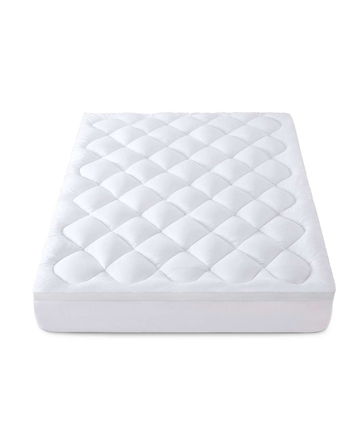 Unikome Waterproof Diamond-Quilted Ultra Plush Mattress Pad