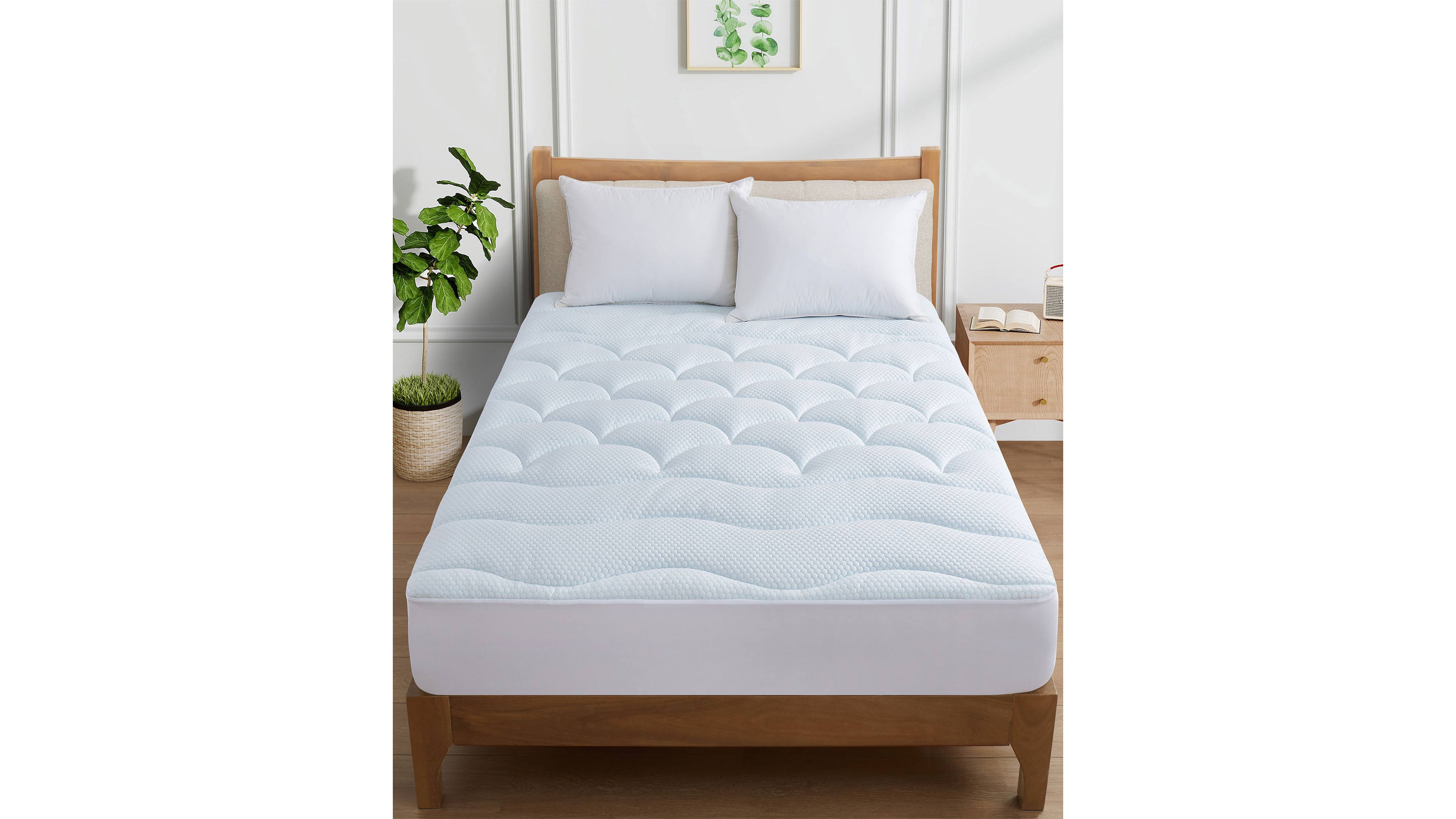 Unikome Waterproof Sleep Cooling Mattress Pad with Deep Pocket, King