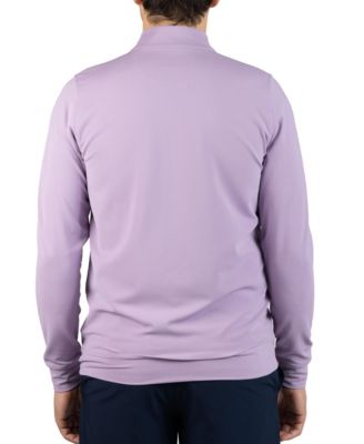 Men's Micro Grid Textured Performance Quarter Zip