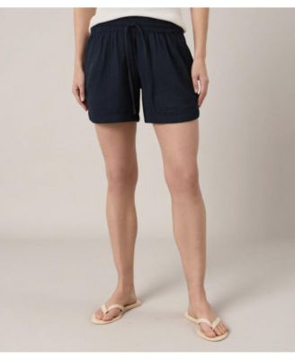 Women's Organic Cotton Coastal Double Gauze Curved Hem Short