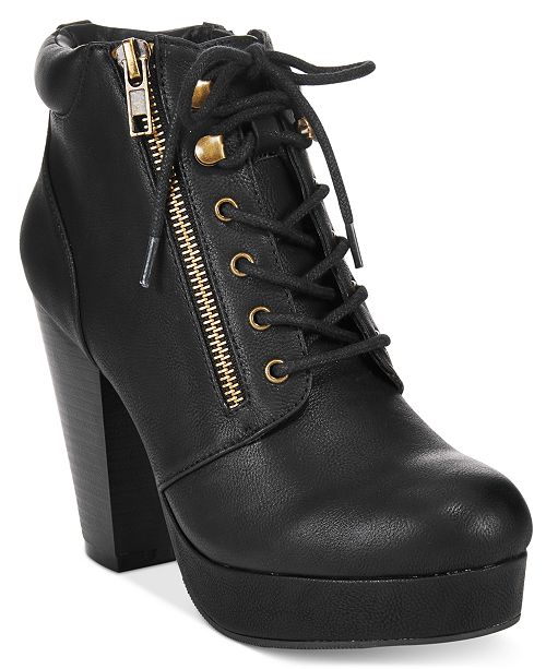 tan booties macys
