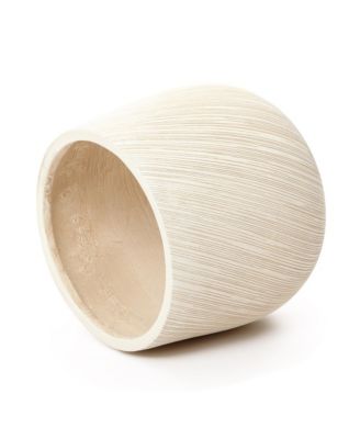 14" Dia Large Plant Pot with Drainage, Texutred Round Planter Pot for Indoor and Outdoor Plants