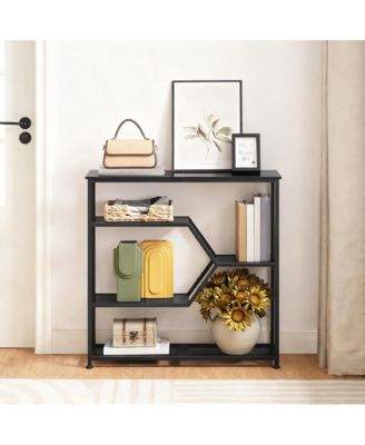 Console Table 31.5" Narrow 5-Tier Entryway Sofa Table with Storage Shelves