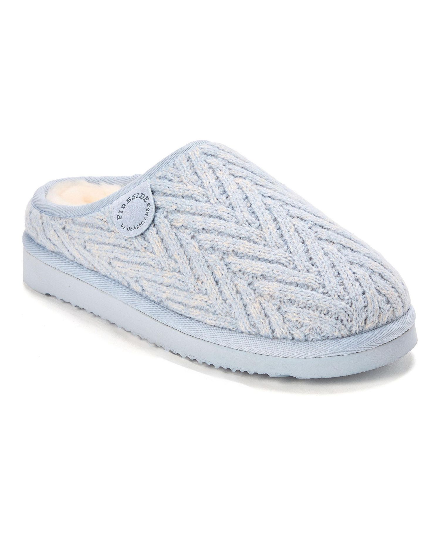 Women's Greta Genuine Shearling Knit Clog Slipper