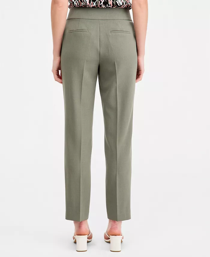 Petite Mid Rise Straight-Leg Pants - thumbnail 7