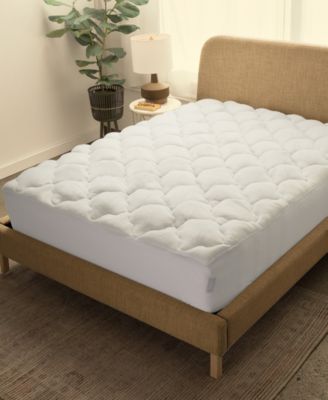 Cheer Collection Rayon from Bamboo Fitted Down Alternative Mattress Pad, Twin XL