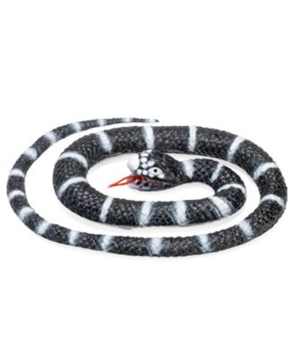 Rubber Snake California King Snake Figurines, 26 Inches