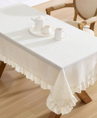 Seville Ruffle Tablecloth, 60" x 102"