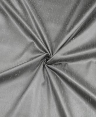 French Pleat Vintage Textured Faux Dupioni Silk Blackout Curtain