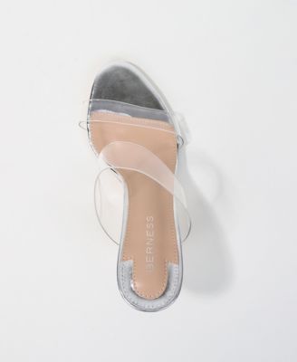 Women's Calia Clear Strap Heeled Slides