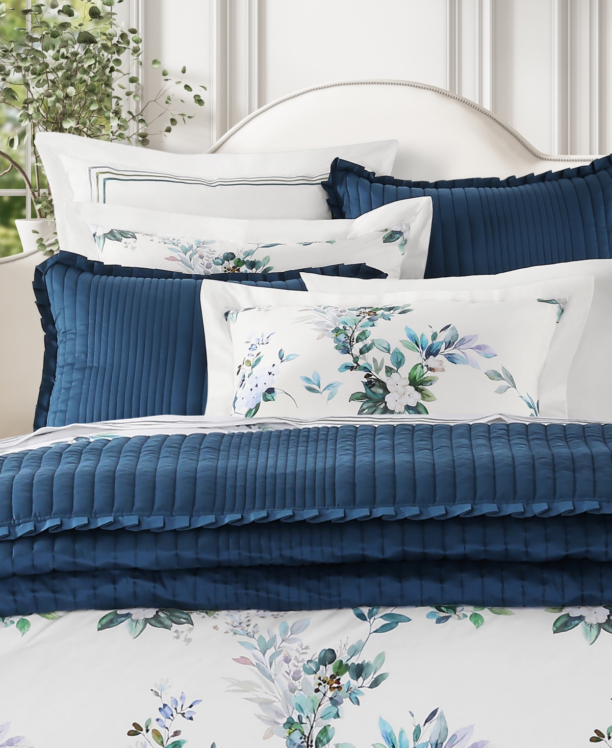 Piper & Wright Meadow Quilted Boudoir Decorative Pillow, 12" x 26"
