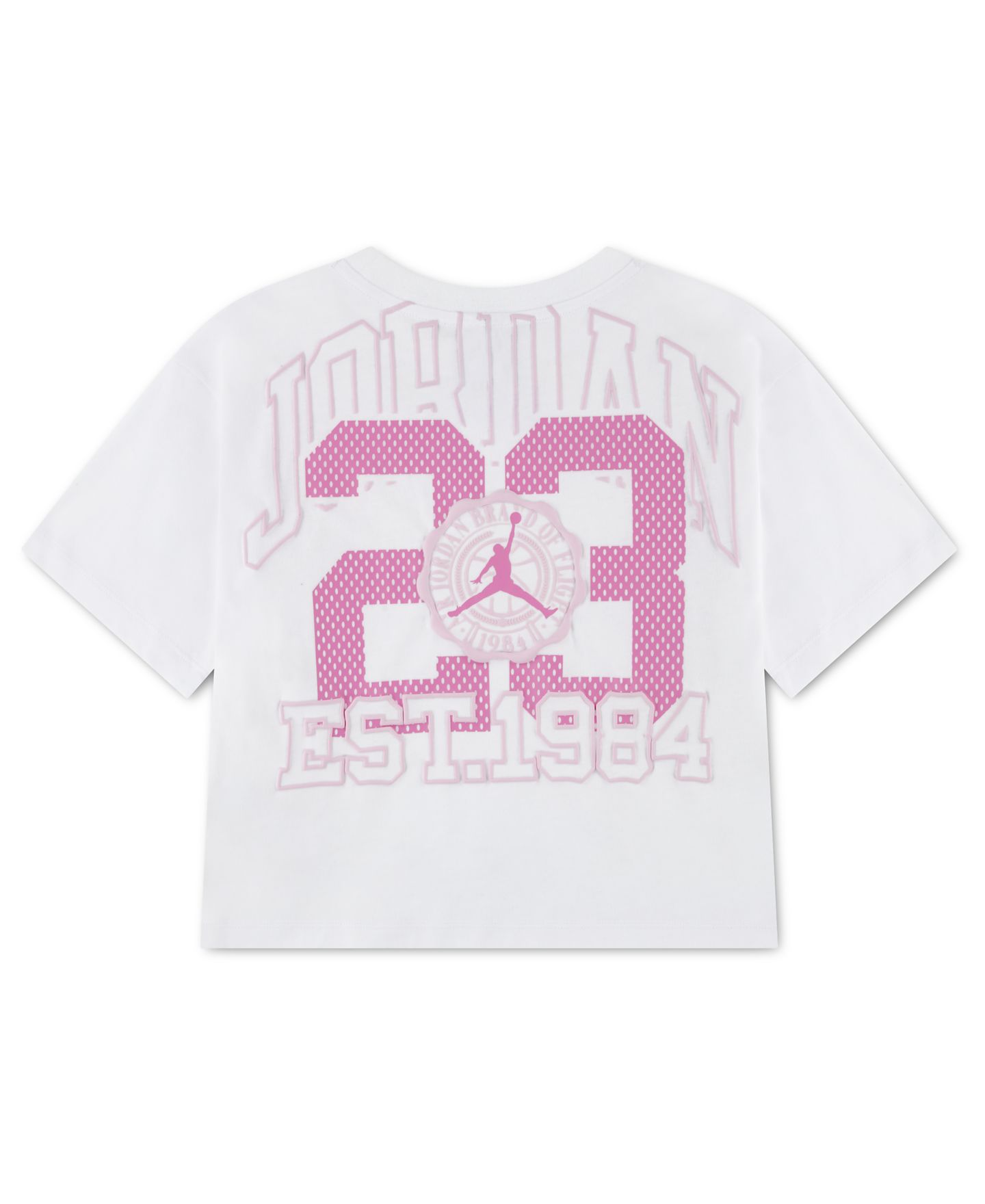 Футболка Jordan Secret Garden Collegiate T-Shirt для девочек, цвет: Белый — фото 2