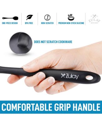 Heat Resistant Non-Stick 4-Piece Silicone Spatula Set for Cooking