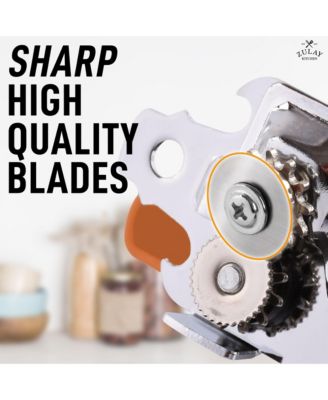 Heavy Duty Can Opener Wide Grip Smooth Edge Cut with Comfortable Grip