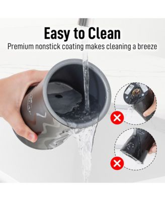 Automatic Hot and Cold Foam Maker 4-in-1 Milk Frother and Steamer