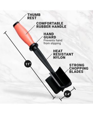 2 Pack Ground Beef Masher Chopper Tool Hamburger Meat Smasher